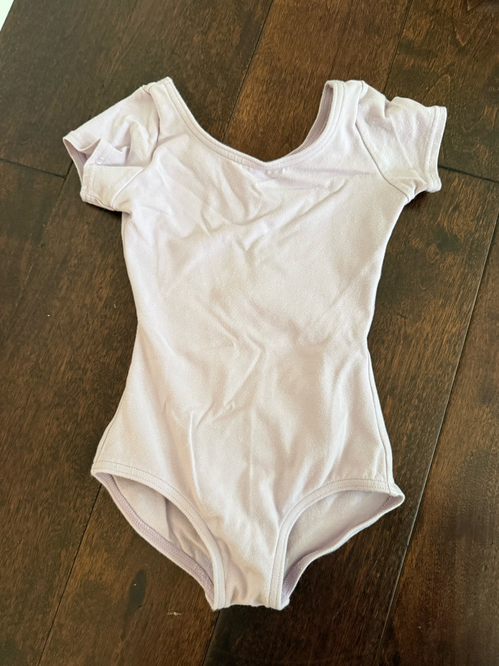 Capezio Light Lavender Short Sleeve Ballet Leotard